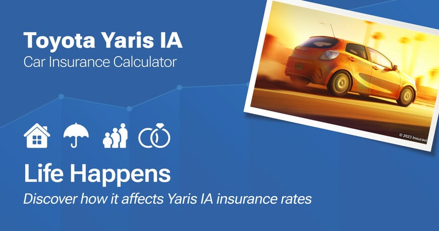 Toyota Yaris IA car insurance calculator image