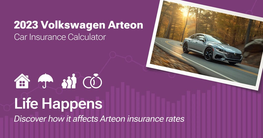 2023 Volkswagen Arteon car insurance calculator image