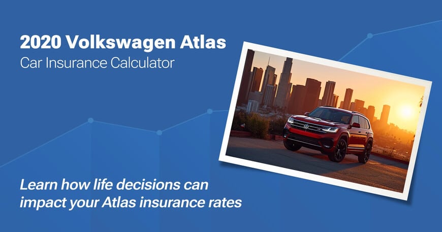 2020 Volkswagen Atlas car insurance calculator image