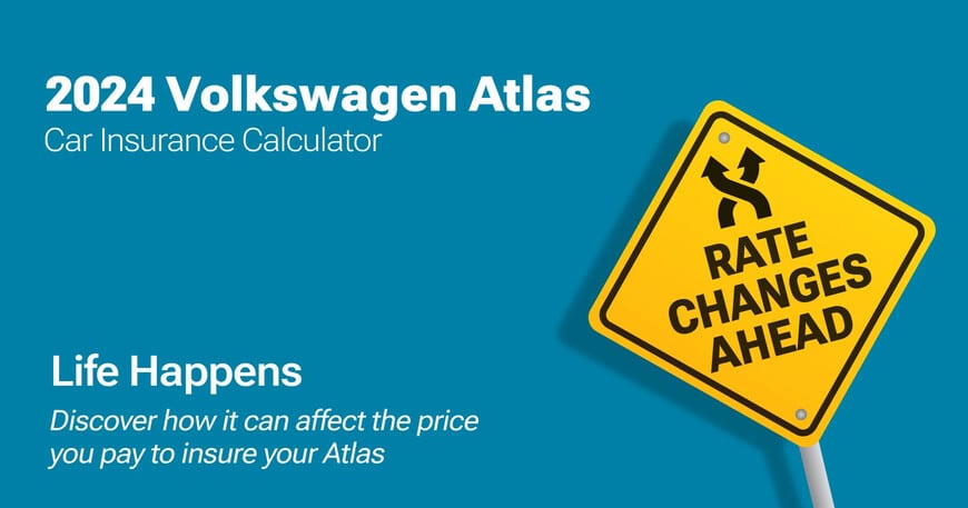2024 Volkswagen Atlas car insurance calculator image