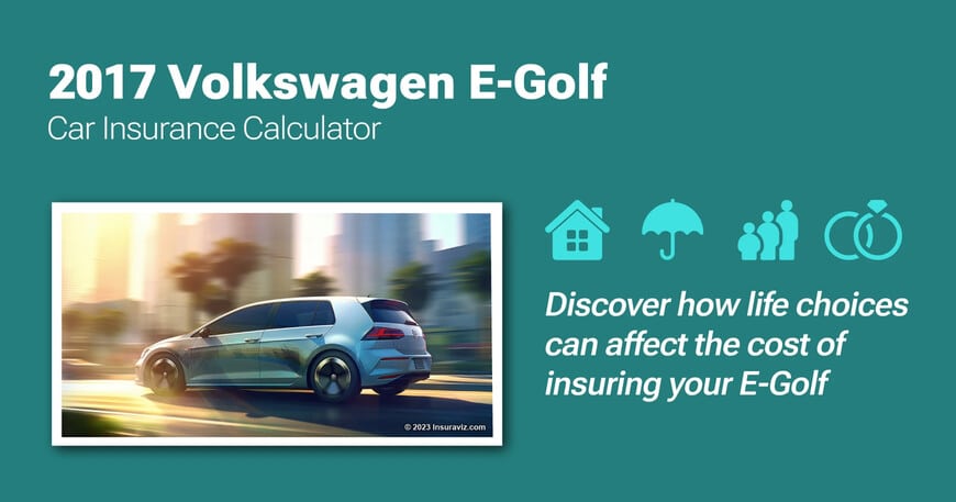 2017 Volkswagen E-Golf car insurance calculator image