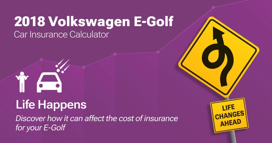 2018 Volkswagen E-Golf car insurance calculator image