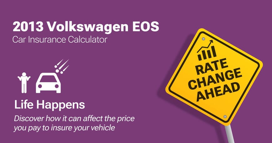 2013 Volkswagen EOS car insurance calculator image