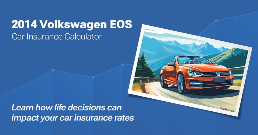 2014 Volkswagen EOS car insurance calculator image