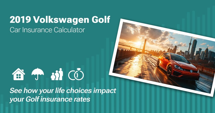 2019 Volkswagen Golf car insurance calculator image