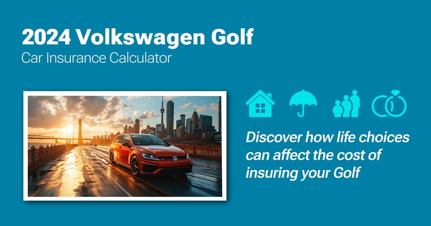 2024 Volkswagen Golf car insurance calculator image
