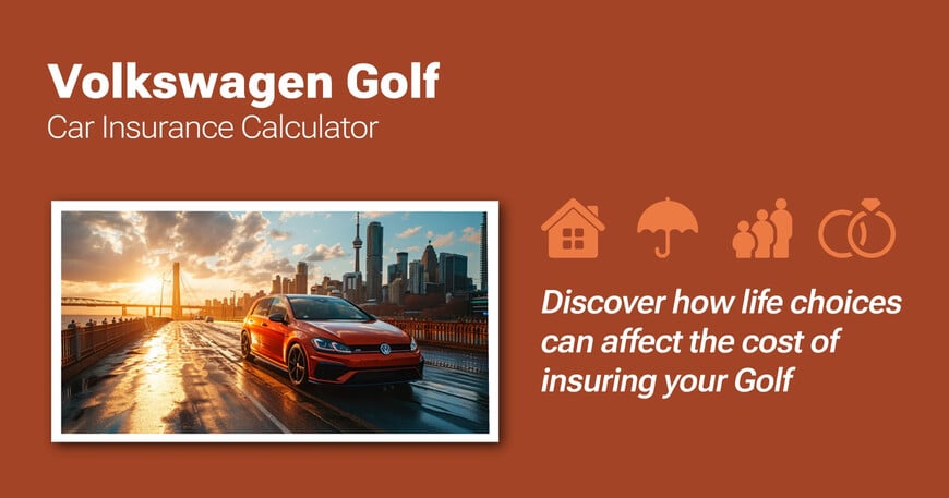 Volkswagen Golf car insurance calculator image
