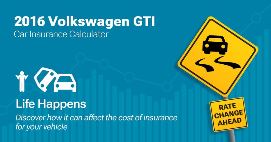2016 Volkswagen GTI car insurance calculator image