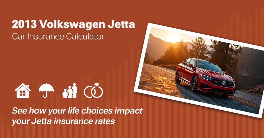 2013 Volkswagen Jetta car insurance calculator image