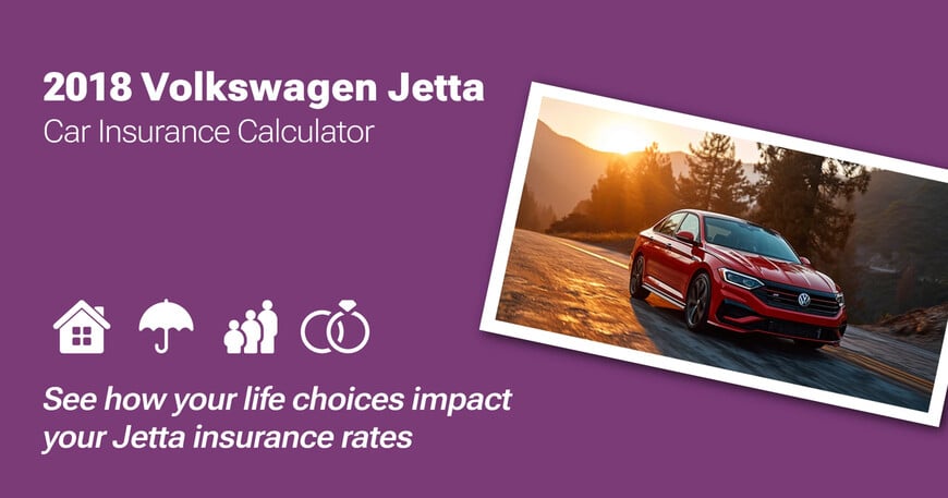 2018 Volkswagen Jetta car insurance calculator image