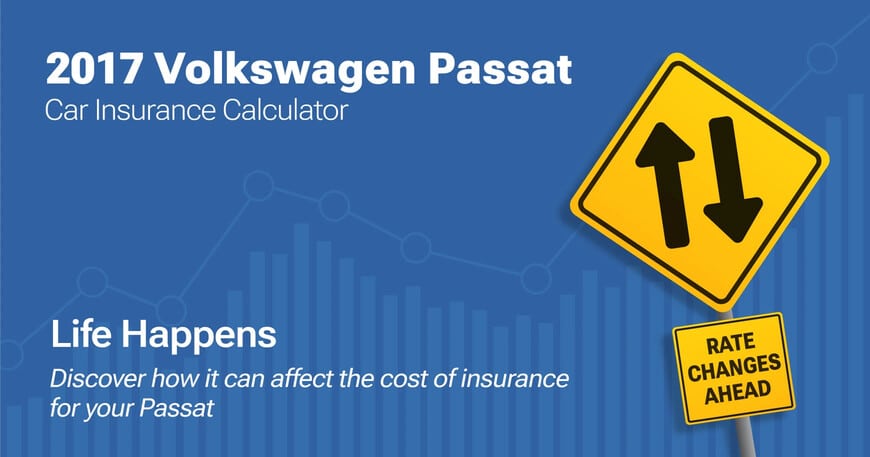 2017 Volkswagen Passat car insurance calculator image