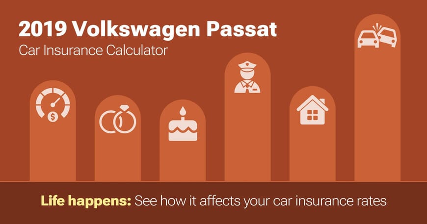 2019 Volkswagen Passat car insurance calculator image