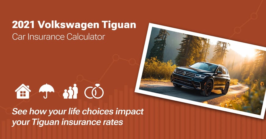 2021 Volkswagen Tiguan car insurance calculator image