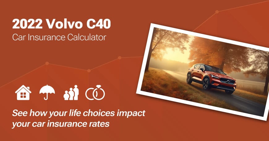 2022 Volvo C40 car insurance calculator image
