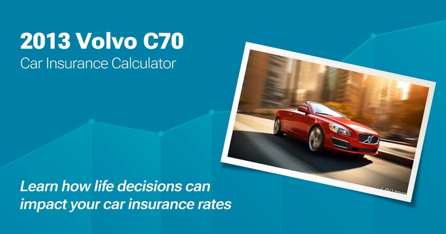 2013 Volvo C70 car insurance calculator image