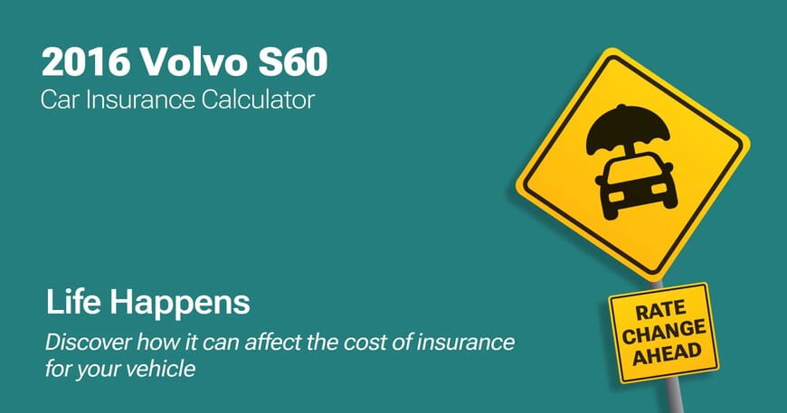 2016 Volvo S60 car insurance calculator image