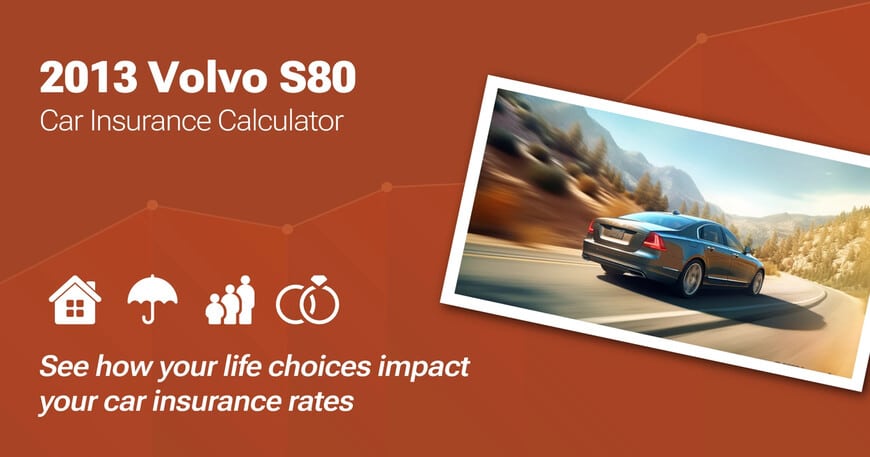 2013 Volvo S80 car insurance calculator image