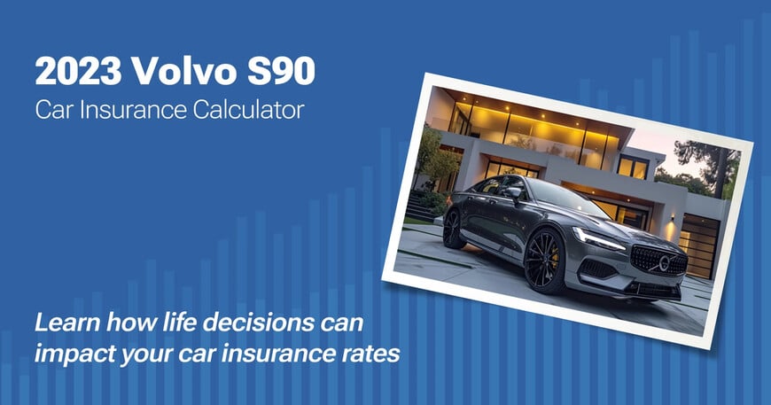 2023 Volvo S90 car insurance calculator image