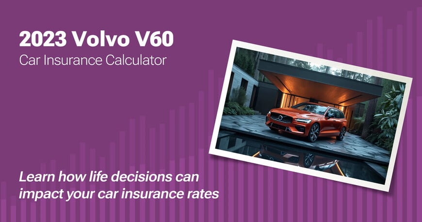 2023 Volvo V60 car insurance calculator image
