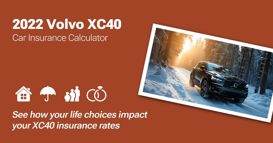 2022 Volvo XC40 car insurance calculator image