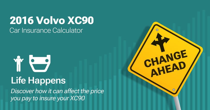 2016 Volvo XC90 car insurance calculator image
