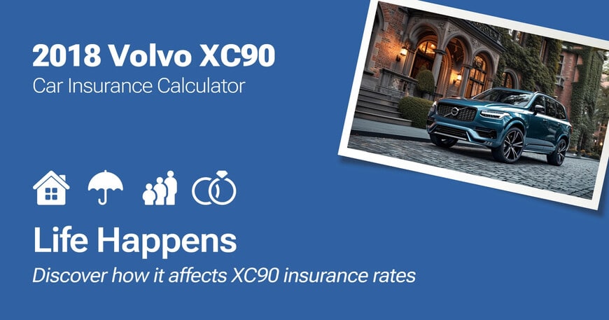 2018 Volvo XC90 car insurance calculator image