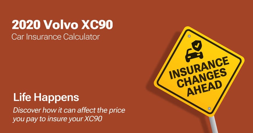 2020 Volvo XC90 car insurance calculator image