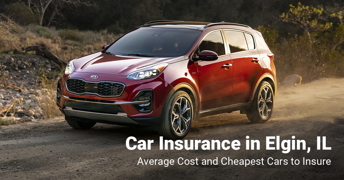 Elgin, IL, car insurance cost and cheapest vehicles to insure