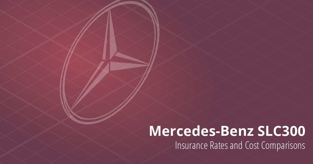 How Much Does MercedesBenz SLC300 Insurance Cost?