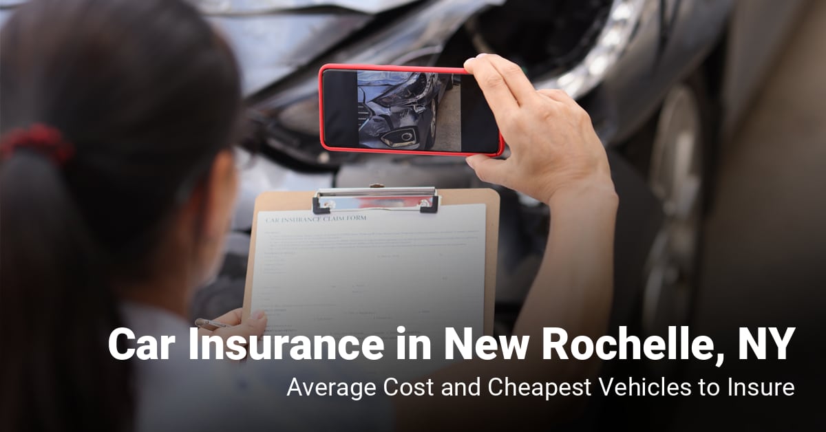 New Rochelle, NY, car insurance cost and cheapest vehicles to insure