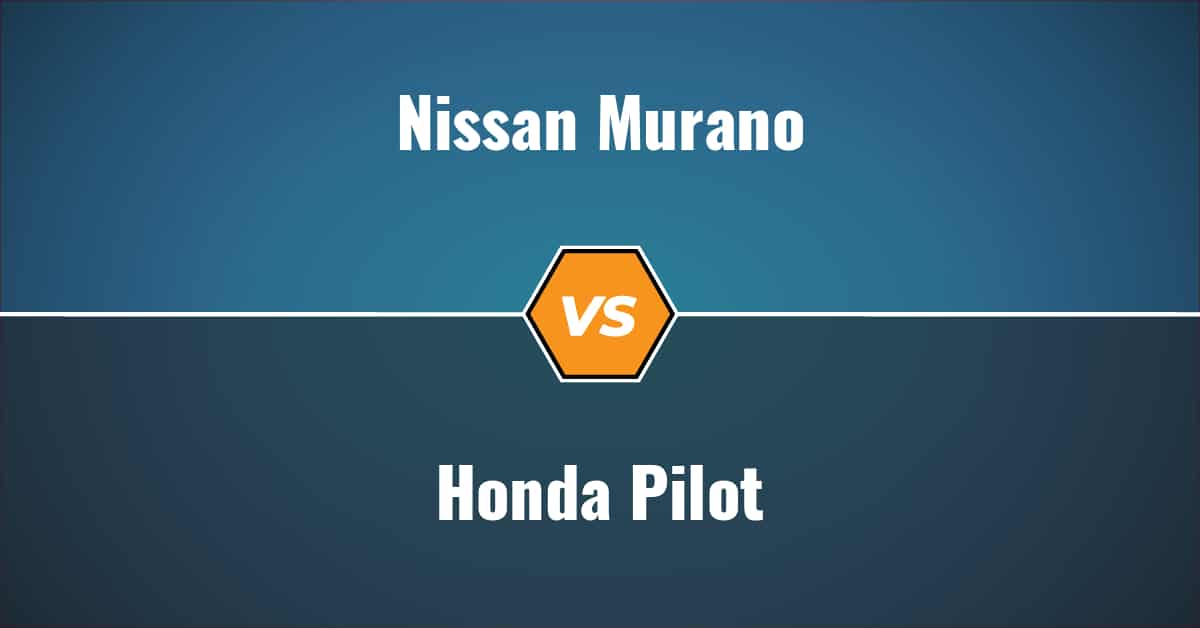 Nissan Murano vs Honda Pilot insurance comparison illustration