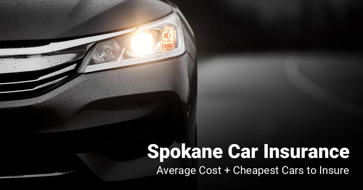 Spokane, WA, car insurance cost and cheapest vehicles to insure