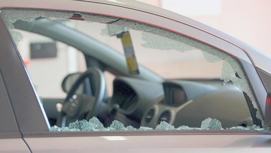 vehicle theft of personal items