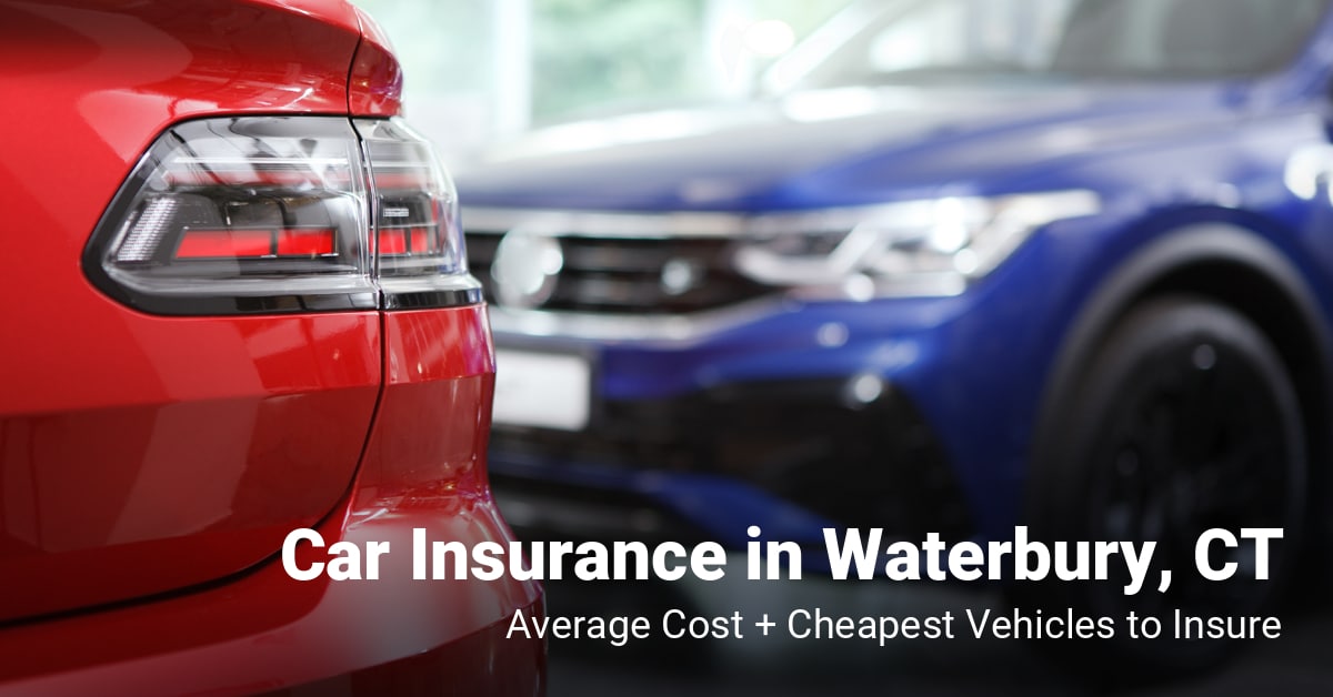 Waterbury, CT, car insurance cost and cheapest vehicles to insure